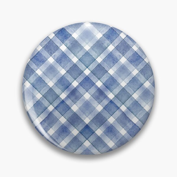 Item preview, Watercolor stripe gingham seamless pattern. Color navy blue stripes background. designed and sold by olgersart.