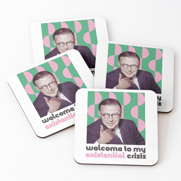 Aperçu de l'œuvre La crise de Sartre créée et vendue par BlipArt.