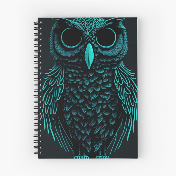 Artikelvorschau, Geisterhafter Eulen-Design-Musterdruck entworfen und verkauft von randomtdesigns.