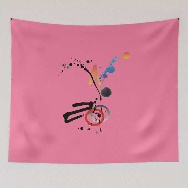 Item preview, Artistic Korean Calligraphy and Ink splashing.  v1-4. designed and sold by hojeong-art.
