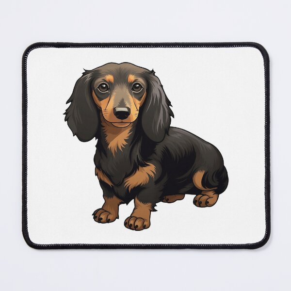 Item preview, long hair dachshund designed and sold by lavroshh.