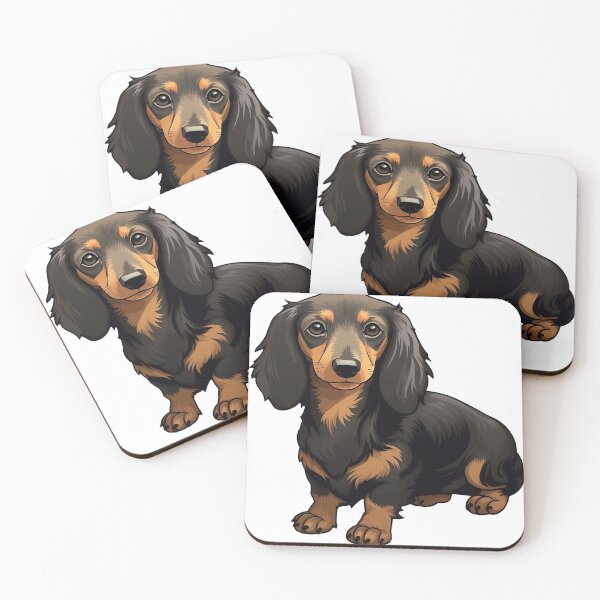 Item preview, long hair dachshund designed and sold by lavroshh.