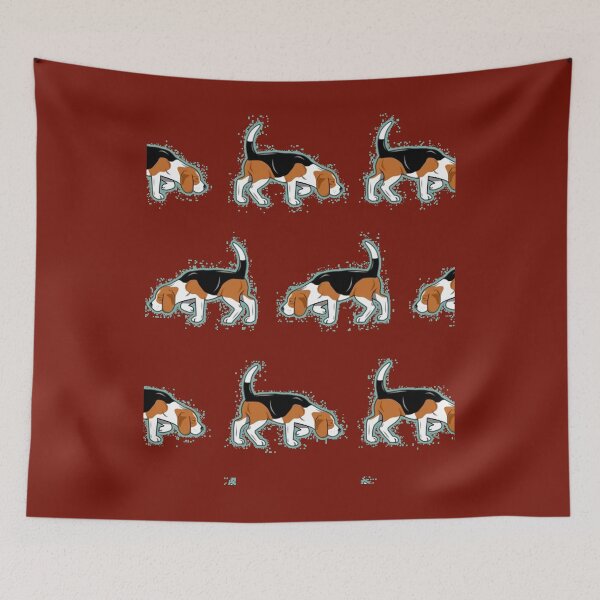 Item preview, Beagle Sniffs Zipper Pouch 	 designed and sold by tamwcbqt51.