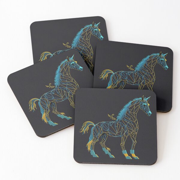 Item preview,  Low Poly Skeleton Horse Design Print designed and sold by randomtdesigns.