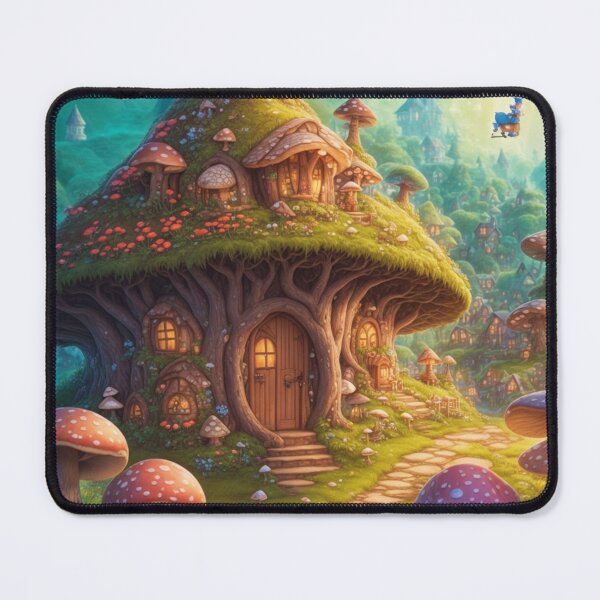 Item preview, Mystic Enclave: Realm of the Mushroom Dwarves - Enchanting 3D Fantasy Illustration designed and sold by SekulicD.