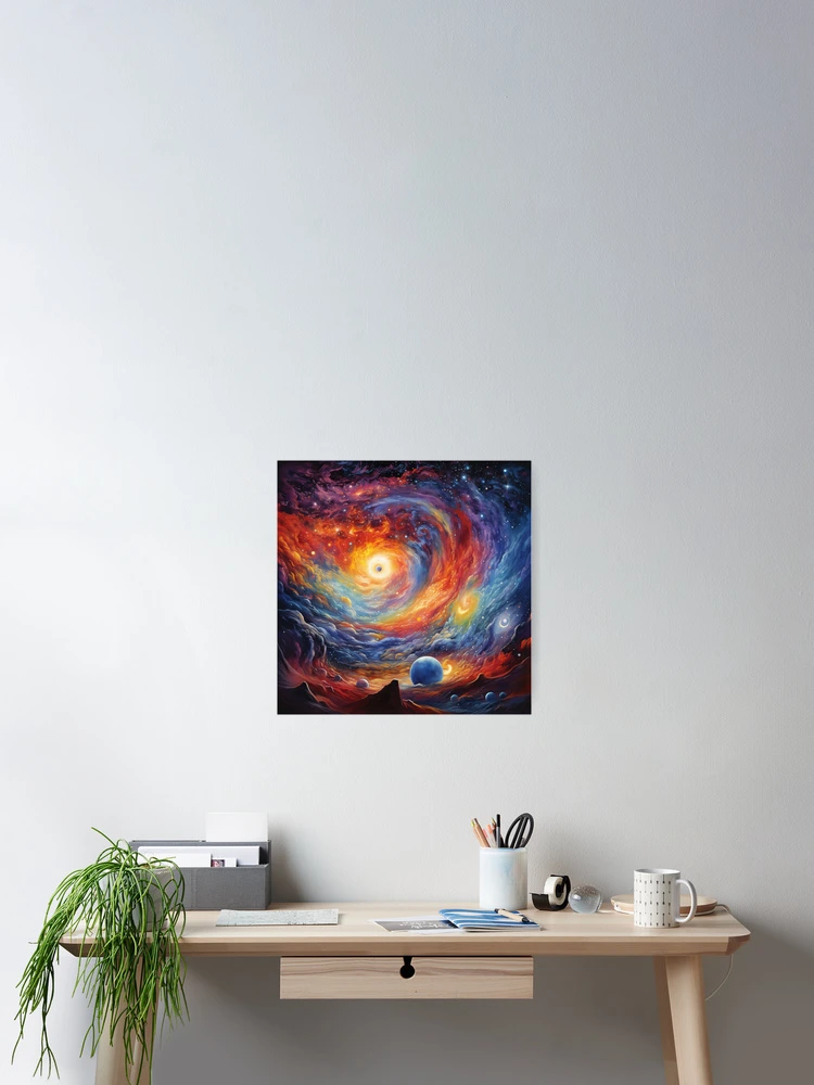 Thumbnail 2 of 3, Poster, Celestial Rhapsody designed and sold by PrintifyWorld.