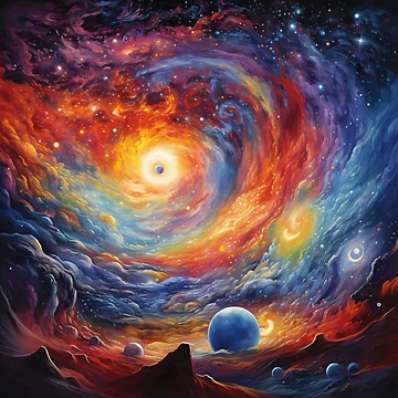 Artwork thumbnail, Celestial Rhapsody by PrintifyWorld