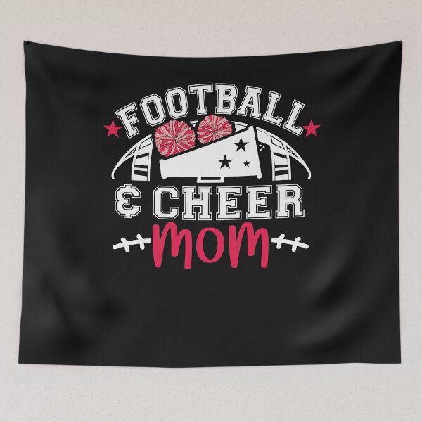 Item preview, Football and Cheer Mom Cheerleading Mom Football designed and sold by mainana78.