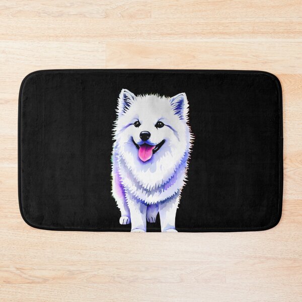 Item preview, Fluffy Clouds - Baby Samoyed Dog Watercolor Drawing designed and sold by Mechanical-Artt.