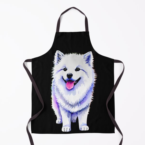 Item preview, Fluffy Clouds - Baby Samoyed Dog Watercolor Drawing designed and sold by Mechanical-Artt.