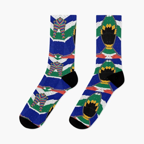 Item preview, Attractive original abstract geometric artwork, inspired by the South African flag in a vintage style. designed and sold by Ralek.
