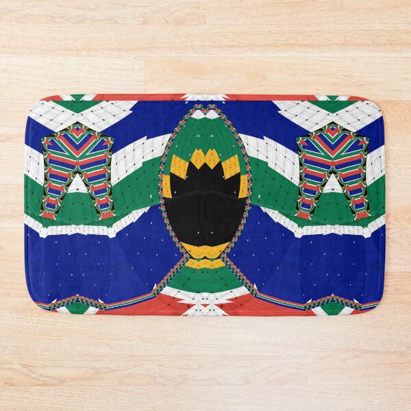 Item preview, Attractive original abstract geometric artwork, inspired by the South African flag in a vintage style. designed and sold by Ralek.