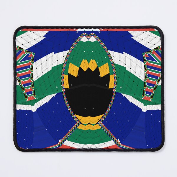 Item preview, Attractive original abstract geometric artwork, inspired by the South African flag in a vintage style. designed and sold by Ralek.