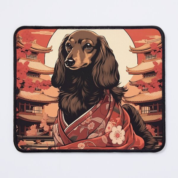 Item preview, long hair dachshund designed and sold by lavroshh.
