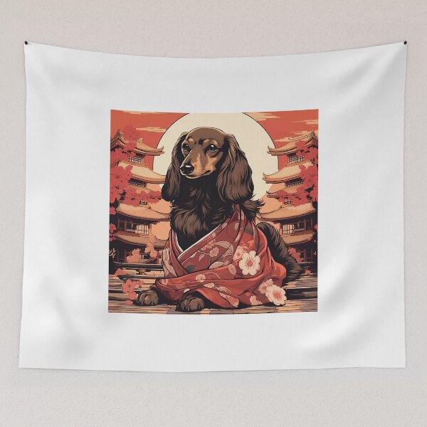 Item preview, long hair dachshund designed and sold by lavroshh.