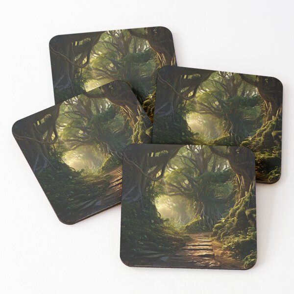 Item preview, Wisdom's Embrace - Enchanted Forest Wall Art designed and sold by MystiCanvas.