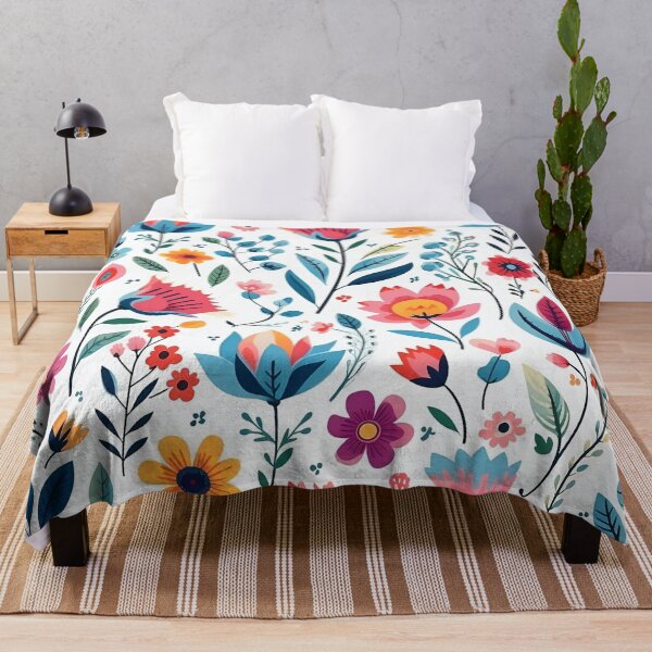 Item preview, Vivid Blossom Symphony Pattern designed and sold by ShopWilPrints.