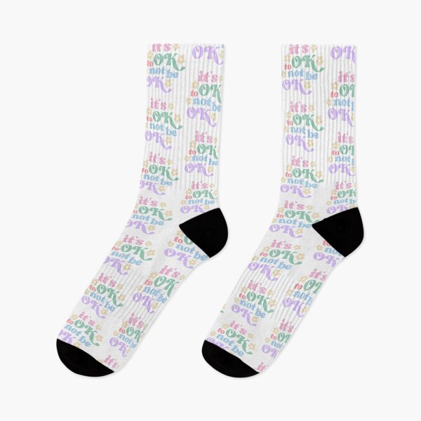 Item preview, It's ok not to be okay pastel typography  designed and sold by Loveartse.