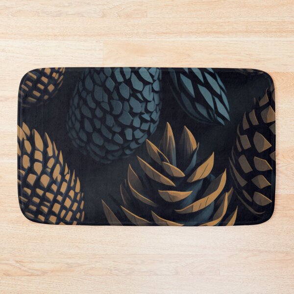 Item preview, Natural Low Poly Pinecone Design Pattern Print  designed and sold by randomtdesigns.