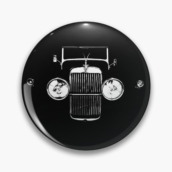 Item preview, Alvis vintage 1930s classic car minimalist white designed and sold by soitwouldseem.