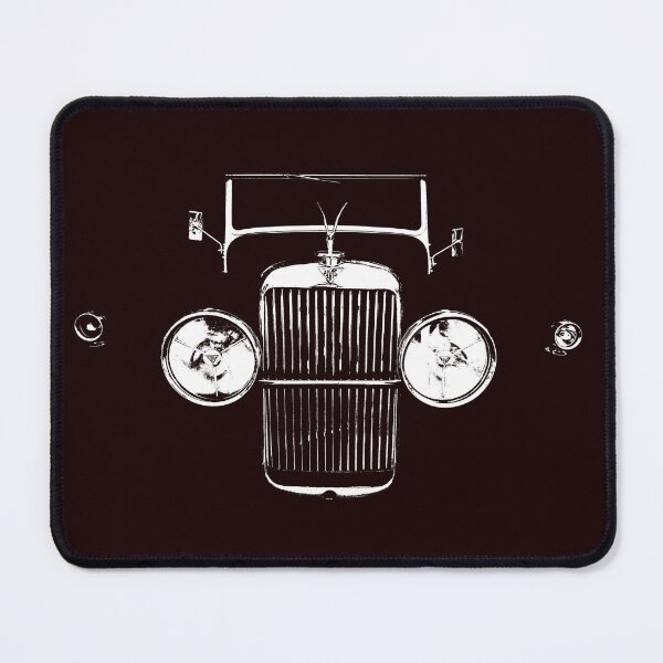 Item preview, Alvis vintage 1930s classic car minimalist white designed and sold by soitwouldseem.