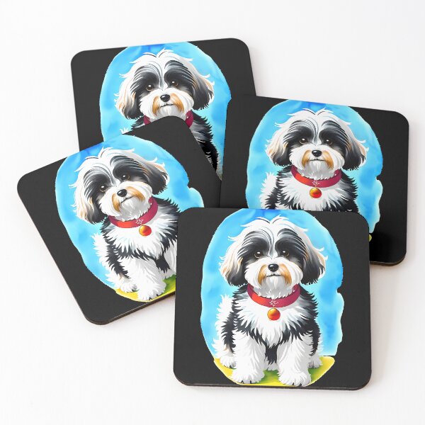 Item preview, Little Guardian - Baby Tibetan Terrier Clipart with Endearing Presence designed and sold by Mechanical-Artt.