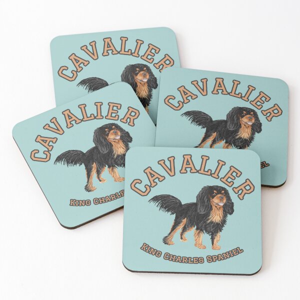 Item preview, Black & Tan Cavalier King Charles Spaniel School designed and sold by barksandsqueaks.