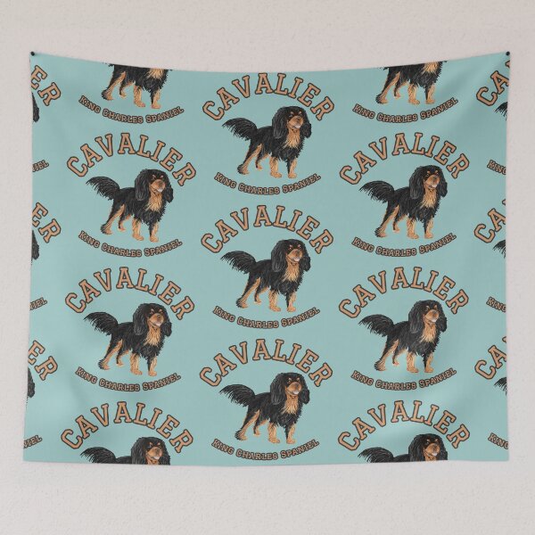 Item preview, Black & Tan Cavalier King Charles Spaniel School designed and sold by barksandsqueaks.