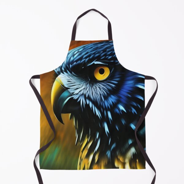 Item preview, Charcoal Blue Owl, Ai Generated Art designed and sold by ACC .