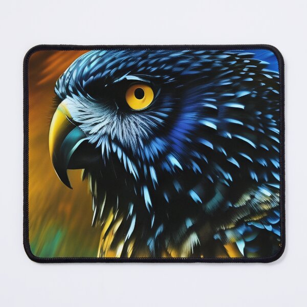 Item preview, Charcoal Blue Owl, Ai Generated Art  designed and sold by ACC .