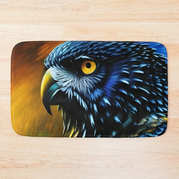 Item preview, Charcoal Blue Owl, Ai Generated Art  designed and sold by ACC .