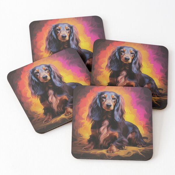 Item preview, long hair dachshund designed and sold by lavroshh.
