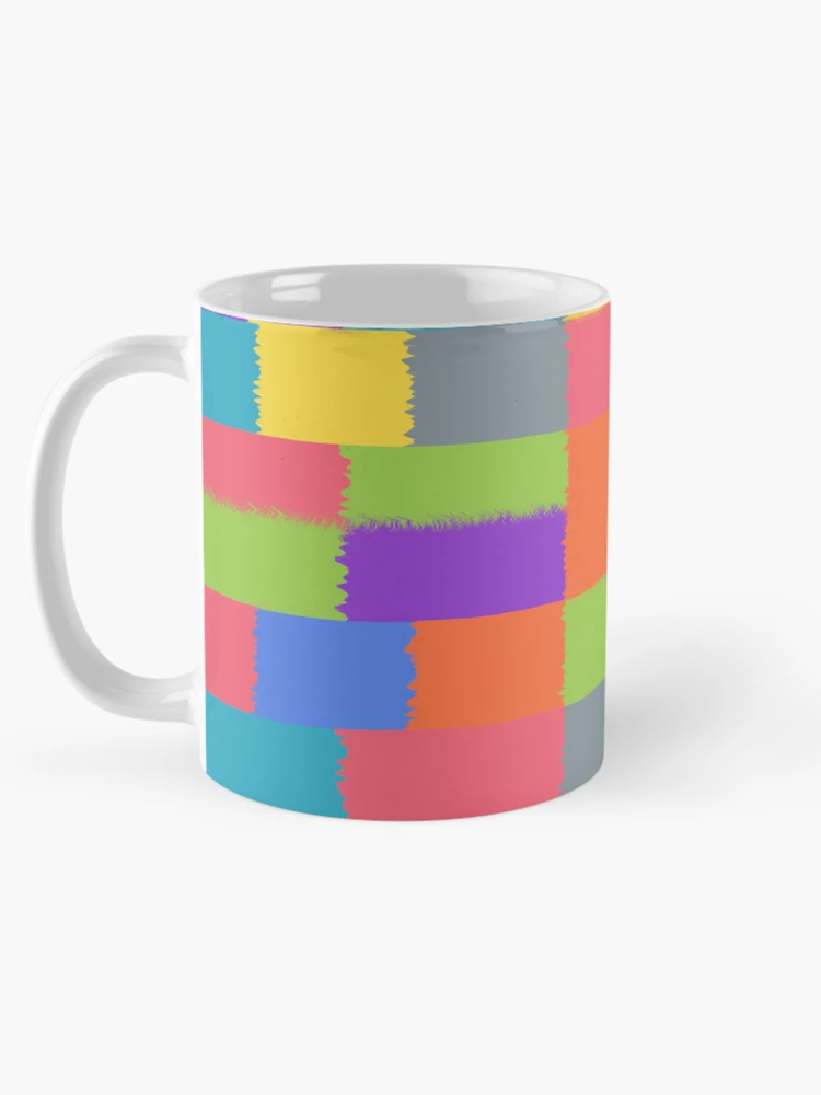 Thumbnail 5 of 6, Coffee Mug, Colorful Square pattern designed and sold by Rajasekar.