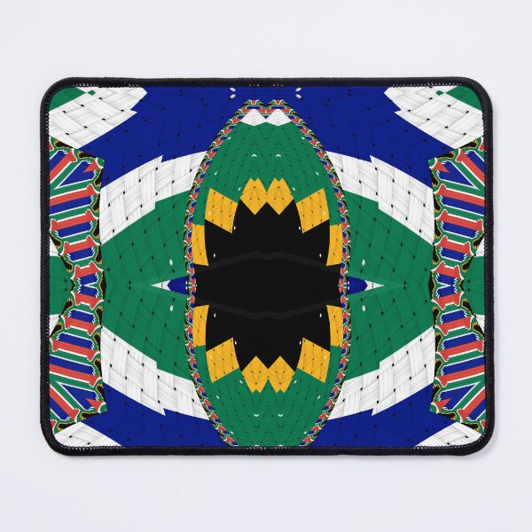 Item preview, Attractive original abstract geometric artwork, inspired by the South African flag in a vintage style. designed and sold by Ralek.