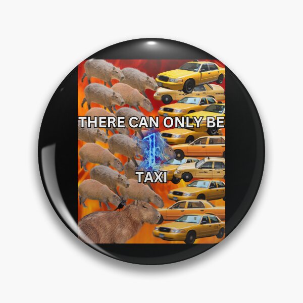 Item preview, Capybaras vs Taxis - There can only be 1 taxi designed and sold by PrestigePenguin.