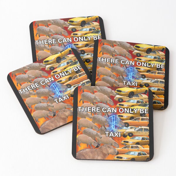 Item preview, Capybaras vs Taxis - There can only be 1 taxi designed and sold by PrestigePenguin.