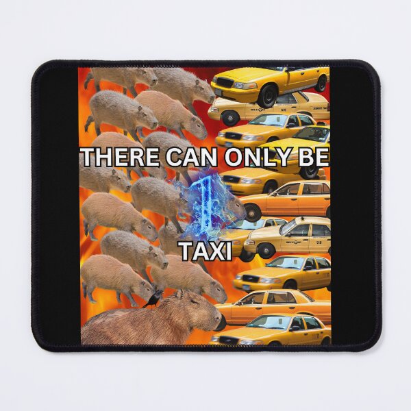 Item preview, Capybaras vs Taxis - There can only be 1 taxi designed and sold by PrestigePenguin.