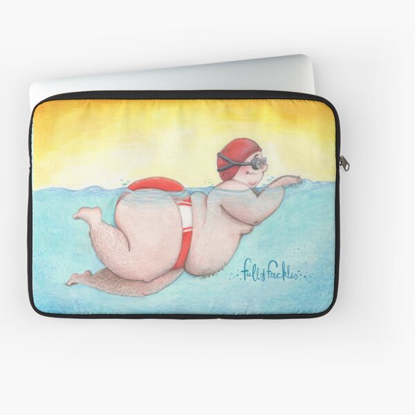 Swimming Laptop Sleeve