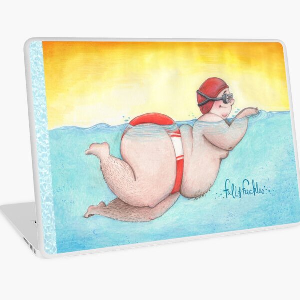 Swimming Laptop Skin