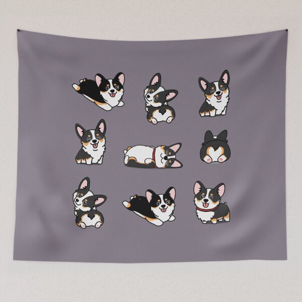 Item preview, Kawaii Corgi Tri Color iPhone Case 	 designed and sold by njorpnkt0.