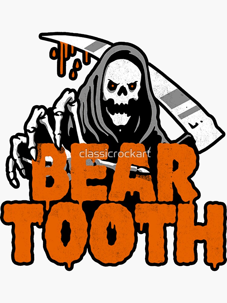 Beartooth Reaper Art Sticker for Sale by classicrockart