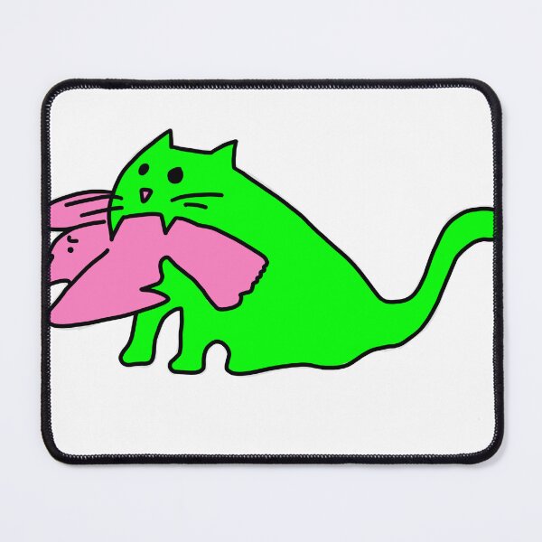 Item preview, cat eats bird designed and sold by SuicideBunny.
