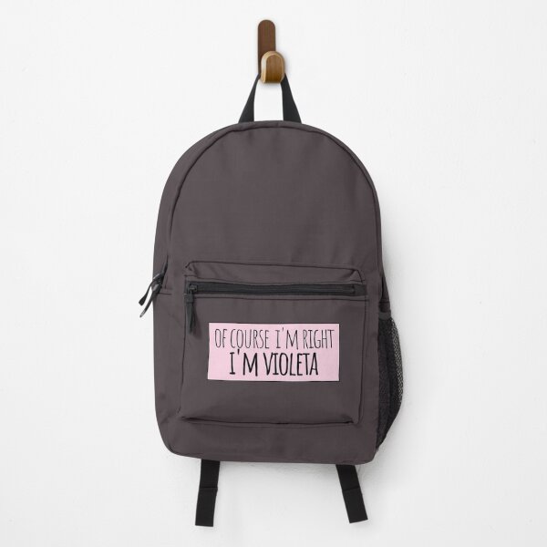 Vista previa del artículo con la obra «Por supuesto que tengo razón Soy Violeta Gracioso Personalizado», diseñado y vendido por kindxinn.