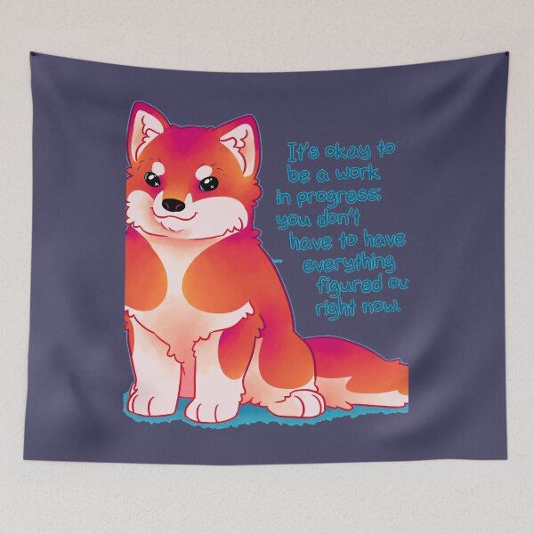 Item preview, It's Okay to be a Work in Progress Malamute Pup 	 	 designed and sold by abucqpnxqo37.