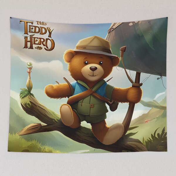 Aperçu de l'œuvre Teddy à l'aventure créée et vendue par Colin Bentham.