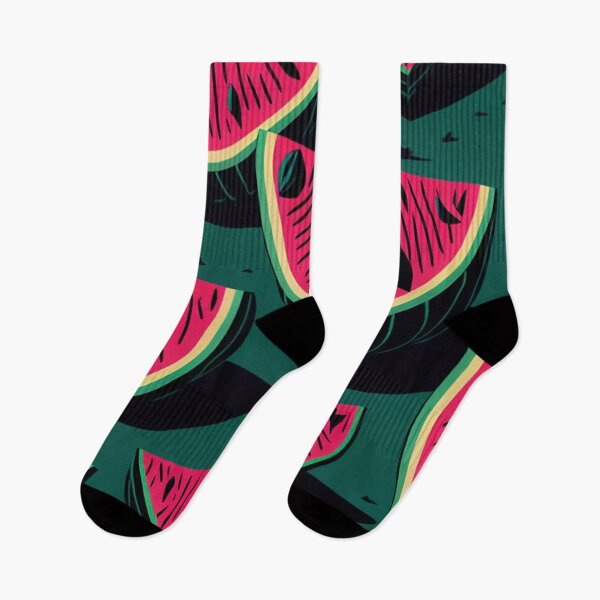 Item preview,  Low Poly Watermelon Slice Design Pattern Print  designed and sold by randomtdesigns.