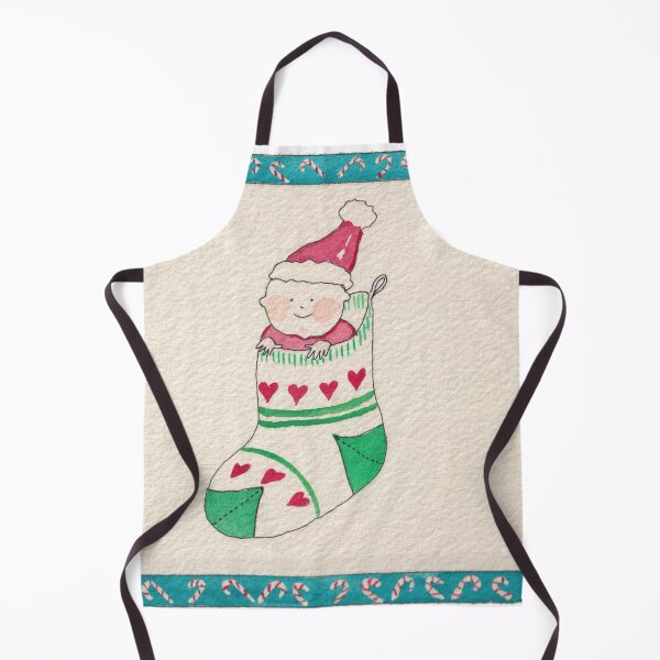 Item preview, Bundle of Joy, Xmas Baby in Stocking designed and sold by HelenDBVickers.