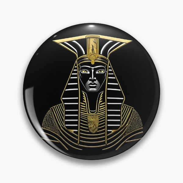 Item preview,  gold and black pharaoh mask designed and sold by Enga6.