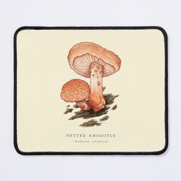 Item preview, Netted Rhodotus Mushroom designed and sold by madampuddleduck.