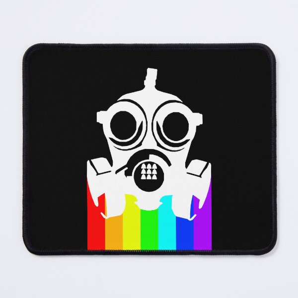 Item preview, Rainbow Gas Mask (White) designed and sold by timmytots.